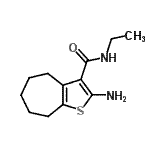 CAS#: 301321-98-2， 2-Amino-N-Ethyl-5,6,7,8-Tetrahydro-4H-Cyclohepta[b]Thiophene-3-Carboxamide
