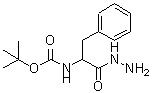 结构式 CAS# 30189-48-1, N-(1-苄基-2-肼基-2-氧代乙基)氨基甲酸叔丁酯
