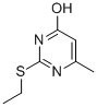 结构式 CAS# 3019-18-9, 2-乙硫基-6-甲基-1H-嘧啶-4-酮