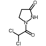 结构式 CAS# 303994-70-9, 1-(二氯乙酰基)-3-吡唑烷酮