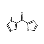 CAS 登录号：304457-85-0， 1H-咪唑-4-基(2-噻吩基)甲酮