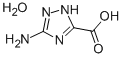 structure of CAS# 304655-78-5, 3-Amino-1,2,4-Triazole-5-Carboxylic Acid Hemihydrate;1H-1,2,4-Triazole-3-Carboxylicacid,5-Amino-,Monohydrate(9CI);3-AMINO-1,2,4-TRIAZOLE-5-CARBOXYLIC ACID HEMIHYDRATE;5-AMINO-1(H)-1,2,4-TRIAZOLE-3-CARBOXYLIC ACID