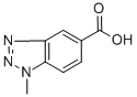 structure of CAS# 305381-67-3, 1-Methyl-1H-1,2,3-Benzotriazole-5-Carboxylic Acid;1-Methyl-1H-Benzo[D][1,2,3]Triazole-5-Carboxylic Acid;1-METHYL-1H-1,2,3-BENZOTRIAZOLE-5-CARBOXYLIC ACID;1H-Benzotriazole-5-Carboxylicacid, 1-Methyl-