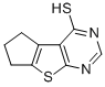 structure of CAS# 306281-11-8, 3,5,6,7-Tetrahydro-4H-Cyclopenta[4,5]Thieno[2,3-d]Pyrimidine-4-Thione;5H-CYCLOPENTA[4,5]THIENO[2,3-D]PYRIMIDINE-4-THIOL, 6,7-DIHYDRO-;6,7-DIHYDRO-5H-CYCLOPENTA[4,5]THIENO[2,3-D]PYRIMIDINE-4-THIOL;2,3-DIHYDRO-1H-8-THIA-5,7-DIAZA-CYCLOPENTA[A]INDENE-4-THIOL