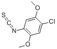 结构式 CAS# 306935-82-0, 4-氯-2,5-二甲氧基苯基异硫氰酸酯