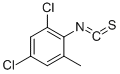 结构式 CAS# 306935-83-1, 2,4-二氯-6-甲基苯基异硫氰酸酯