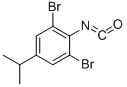 structure of CAS# 306935-84-2, 2,6-Dibromo-4-Isopropylphenyl Isocyanate;2,6-DIBROMO-4-ISOPROPYLPHENYL ISOCYANATE