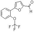 结构式 CAS# 306936-00-5, 5-[2-(三氟甲氧基)苯基]-2-糠醛