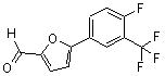 结构式 CAS# 306936-05-0, 5-[4-氟-3-(三氟甲基)苯基]-2-糠醛