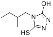 结构式 CAS# 306936-78-7, 5-巯基-4-(2-甲基丁基)-4H-1,2,4-三唑-3-醇