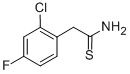 结构式 CAS# 306937-36-0, 2-(2-氯-4-氟苯基)硫代乙酰胺