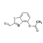 CAS 登录号：30740-99-9， 2-甲酰基-1,3-苯并噻唑-4-基乙酸酯
