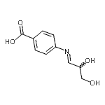 CAS#: 307553-44-2， 4-[(E)-(2,3-Dihydroxypropylidene)Amino]Benzoic Acid