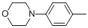 structure of CAS# 3077-16-5, 4-(p-Tolyl)Morpholine;4-(P-TOLYL)MORPHOLINE;4-MORPHOLINOTOLUENE