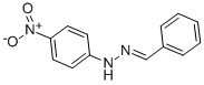 structure of CAS# 3078-09-9, Benzaldehyde 4-Nitrophenylhydrazone;4-Nitro-N-(Phenylmethyleneamino)Aniline;(Benzylideneamino)-(4-Nitrophenyl)Amine;B2625_Sigma