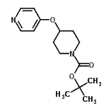 结构式 CAS# 308386-35-8, 2-甲基-2-丙基4-(4-吡啶基氧基)-1-哌啶羧酸酯