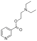 CAS#: 3099-52-3， 2-(Diethylamino)ethyl nicotinate