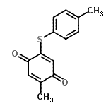 CAS#: 30994-75-3， 2-Methyl-5-[(4-Methylphenyl)Sulfanyl]-1,4-Benzoquinone