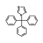 structure of CAS# 31250-99-4, 1-Trityl-1H-1,2,4-Triazole;1-(TRIPHENYLMETHYL)-1H-1,2,4-TRIAZOLE