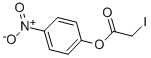 structure of CAS# 31252-85-4, 4-Nitrophenyl Iodoacetate;Iodo-Acetic Acid P-Nitrophenyl Ester;Iodoacetic Acid 4-Nitrophenyl Ester;Iodo-Aceticaci4-Nitrophenylester