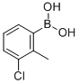 structure of CAS# 313545-20-9, 3-Chloro-2-Methylphenylboronic Acid;3-Chloro-2-Methylbenzeneboronic Acid 96%;(3-CHLORO-2-METHYL)BENZENEBORONIC ACID;3-CHLORO-2-METHYLPHENYLBORONIC ACID