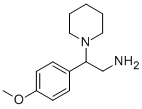 结构式 CAS# 31466-51-0, [(2S)-2-(4-甲氧基苯基)-2-哌啶-1-鎓-1-基乙基]铵
