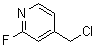 structure of CAS# 315180-14-4, 4-(Chloromethyl)-2-Fluoropyridine;4-(chloromethyl)-2-fluoro-pyridine;4-Chloromethyl-2-fluoropyridine