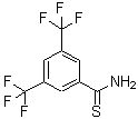 结构式 CAS# 317319-15-6, 3,5-二(三氟甲基)苯-1-硫代甲酰胺