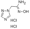 结构式 CAS# 317821-66-2, N-羟基-2-(1H-1,2,4-三唑-1-基)乙脒盐酸盐