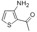 structure of CAS# 31968-33-9, 2-Acetyl-3-Aminothiophene;1-(3-Aminothiophen-2-Yl)Ethan-1-One;1-(3-Aminothien-2-Yl)Ethan-1-One;1-(3-AMINO-2-THIENYL)ETHAN-1-ONE