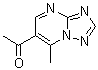 结构式 CAS# 320416-90-8, 1-(7-甲基[1,2,4]三唑并[1,5-a]嘧啶-6-基)乙酮