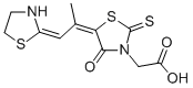CAS#: 32046-64-3， 2-[(5Z)-4-Oxo-2-Sulfanylidene-5-[(1E)-1-(1,3-Thiazolidin-2-Ylidene)Propan-2-Ylidene]-1,3-Thiazolidin-3-Yl]Acetic Acid