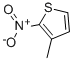 structure of CAS# 32059-75-9, 3-Methyl-2-Nitro-Thiophene;Thiophene, 3-Methyl-2-Nitro- (6CI, 8CI, 9CI);3-Methyl-2-Nitrothiophene