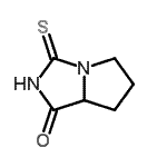 CAS 登录号：32085-78-2， 3-硫代六氢-1H-吡咯并[1,2-c]咪唑-1-酮