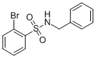 结构式 CAS# 321704-27-2, N-苄基-2-溴苯磺酰胺