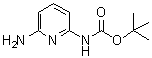 结构式 CAS# 322690-31-3, 6-氨基吡啶-2-基氨基甲酸叔丁酯