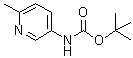结构式 CAS# 323578-37-6, (6-甲基-3-吡啶基)-氨基甲酸叔丁酯