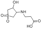 structure of CAS# 325851-81-8, 3-(4-Hydroxy-1,1-dioxo-tetrahydrothiophen-3-ylamino)-propionic acid;3-[(3S,4S)-4-Hydroxy-1,1-Dioxo-Thiolan-3-Yl]Ammoniopropanoate;3-[[(3S,4S)-4-Hydroxy-1,1-Dioxo-3-Thiolanyl]Ammonio]Propanoate;3-[(3S,4S)-4-Hydroxy-1,1-Diketo-Thiolan-3-Yl]Ammoniopropionate