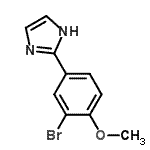 CAS#: 326809-10-3， 2-(3-Bromo-4-Methoxyphenyl)-1H-Imidazole