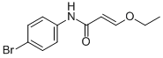 结构式 CAS# 327058-51-5, (2E)-N-(4-溴苯基)-3-乙氧基-2-丙烯酰胺