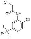 structure of CAS# 328-26-7, 2-Chloro-N-(2-Chloro-5-Trifluoromethyl-Phenyl)-Acetamide;2-Chloro-N-[2-Chloro-5-(Trifluoromethyl)Phenyl]Ethanamide;Nsc165639;St5214019