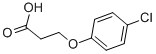 structure of CAS# 3284-79-5, 3-(4-Chlorophenoxy)Propionic Acid;3-(4-Chlorophenoxy)Propionic Acid;Oprea1_027195;Idi1_016996