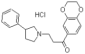 结构式 CAS# 33025-33-1, 普罗克生盐酸盐