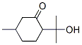 CAS 登录号：3304-24-3， 2-(2-羟基丙-2-基)-5-甲基环己烷-1-酮