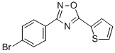 structure of CAS# 330459-34-2, 3-(4-Bromophenyl)-5-(Thiophen-2-Yl)-1,2,4-Oxadiazole;3-(4-Bromophenyl)-5-(Thiophen-2-Yl)-1,2,4-Oxadiazole