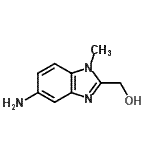 structure of CAS# 330472-50-9, (5-Amino-1-Methyl-1H-Benzimidazol-2-Yl)Methanol;(5-amino-1-methyl-1H-benzimidazol-2-yl)methanol;(5-amino-1-methyl-1H-benzo[d]imidazol-2-yl)methanol;(5-amino-<wbr>1-methyl-<wbr>1H-benzo[<wbr>d]imidazo<wbr>l-2-yl)me<wbr>thanol di<wbr>hydrochlo<wbr>ride