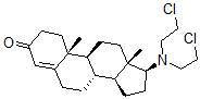 CAS#: 33068-77-8， (8R,9S,10R,13S,14S,17S)-17-[Bis(2-Chloroethyl)Amino]-10,13-Dimethyl-1,2,6,7,8,9,11,12,14,15,16,17-Dodecahydrocyclopenta[a]Phenanthren-3-One