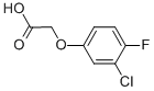 structure of CAS# 331-40-8, 2-(3-Chloro-4-Fluorophenoxy)Acetic Acid;2-(3-Chloro-4-Fluoro-Phenoxy)Acetic Acid;2-(3-Chloro-4-Fluoro-Phenoxy)Ethanoic Acid;Nsc10229