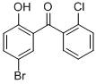 structure of CAS# 332104-54-8, 5-Bromo-2'-chloro-2-hydroxybenzophenone;(5-Bromo-2-Hydroxyphenyl)(2-Chlorophenyl)Methanone;5-BROMO-2'-CHLORO-2-HYDROXY-