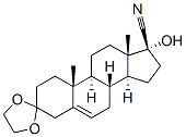 CAS#: 33261-95-9， (10'R,13'S,14'S,17'S)-17'-Hydroxy-10',13'-Dimethylspiro[1,3-Dioxolane-2,3'-2,4,7,8,9,11,12,14,15,16-Decahydro-1H-Cyclopenta[a]Phenanthrene]-17'-Carbonitrile